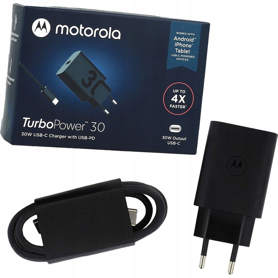 Motorola USB Type C nástenná nabíjačka pre Motorola 3000 mA 5 V MC-302 čierna